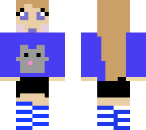 ~blue kitty girl~