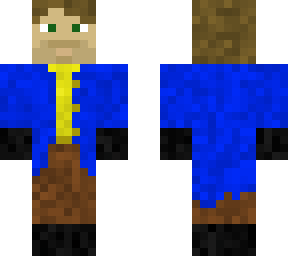 a guy with a blue coat