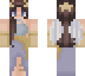 an angel with gold horns but classic (contest link in desc)
