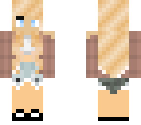 blonde hair shorts girl