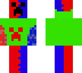 blue and red creeper