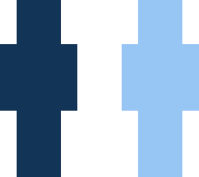 blue cube