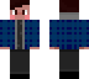 blue plad blushie boi