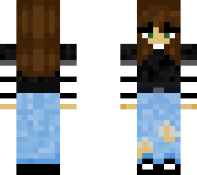 brown haired e-girl