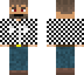 cowboy black & white shirt