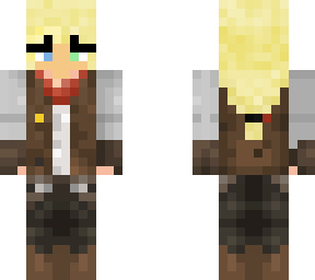 cowgirl without hat