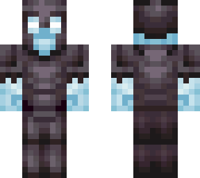diamond herobrine 6.0 in full netherite  armor *fixed*