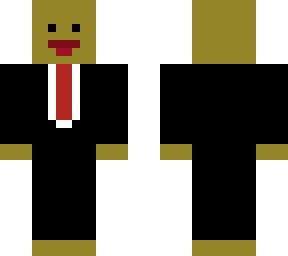 duck with a tie