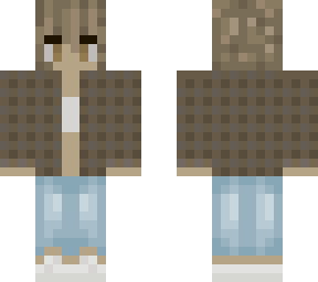 dusty colours plaid girl