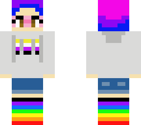 enby with bi hair