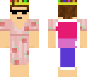 eret strawberry dress and bride flag cape :d