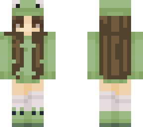 frog but brown hair