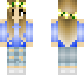 girl with flower crown