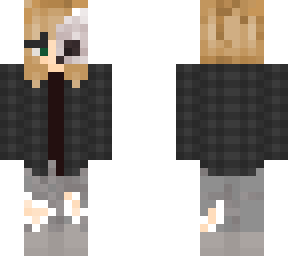 girl with green eyes + skull *fix*
