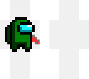 green impostor pixel art
