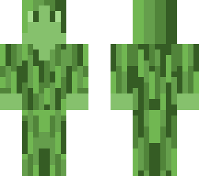 green monster in pajamas