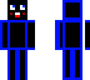 hot blue man skin