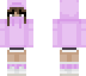 lilac hoodie girl