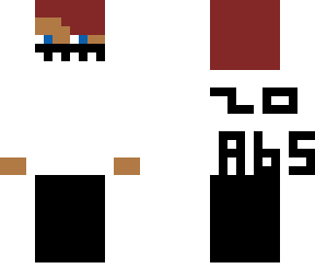 masked brown heared boy