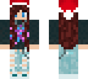 me w christmas hat