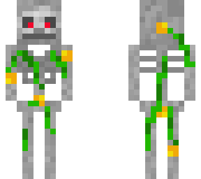 mossed skeleton