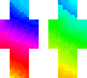 my best skin ever da rainbow skin