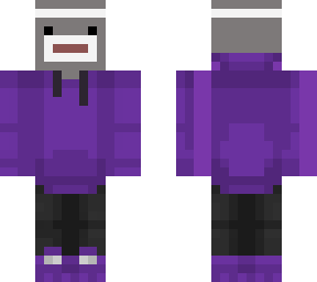 my skin - sock monkey/purpled