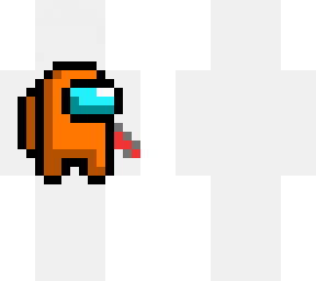 orange impostor pixel art