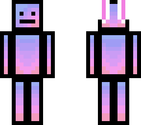 pastel jarvis the bot with bunny ears