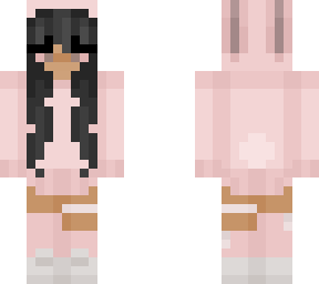 pink bunny girl