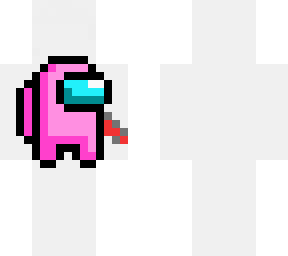 pink impostor pixel art