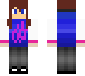 preston styles pink, white, and blue hoodie!