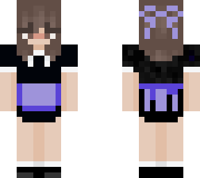 purple cafe maid recolor  (actual work isnt mine)