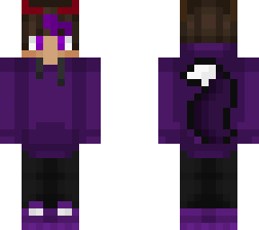 purple wolf boy