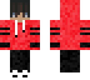 red hoodie