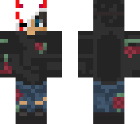 skater boy with mask