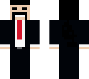 suit man with tash