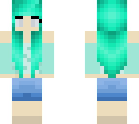 teal girl (hair template from heyitslys)