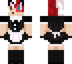 todoroki in maid outfit