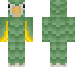 yellow chevron parakeet