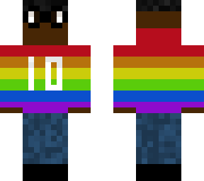 10 follower rainbow hoodie (full skin)