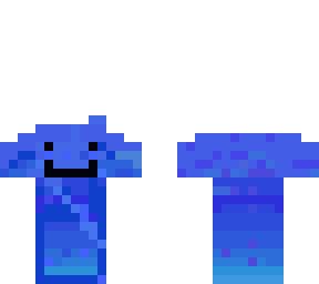 a blue mushroom