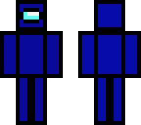 among us blue crewmate in minecraft