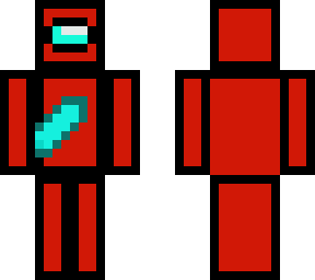 among us red imposter in minecraft