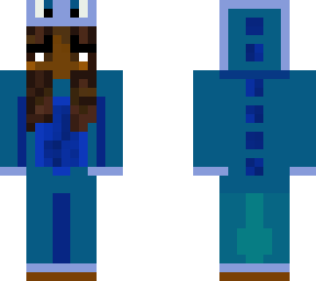 black blue black girl monster from barny