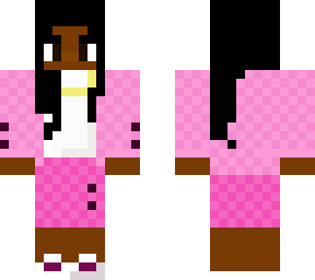 black girl pink dress