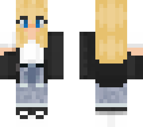 blonde haired chill girl