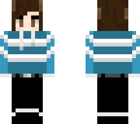 blue sweater w/ horns