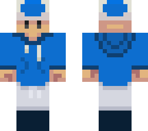 blue toad hoodie