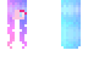 bluish-purplish hair
